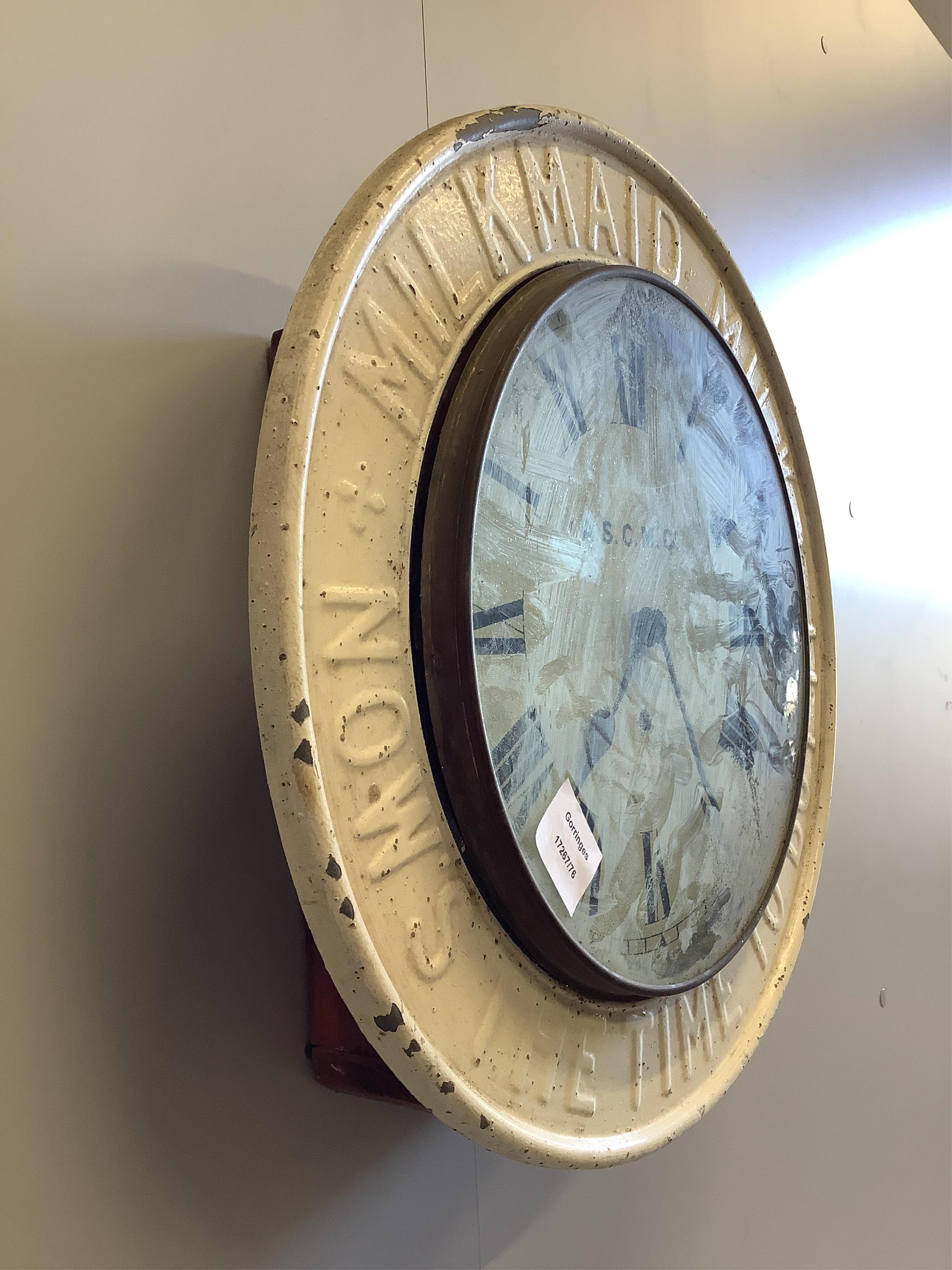 A pressed tin / zinc framed 